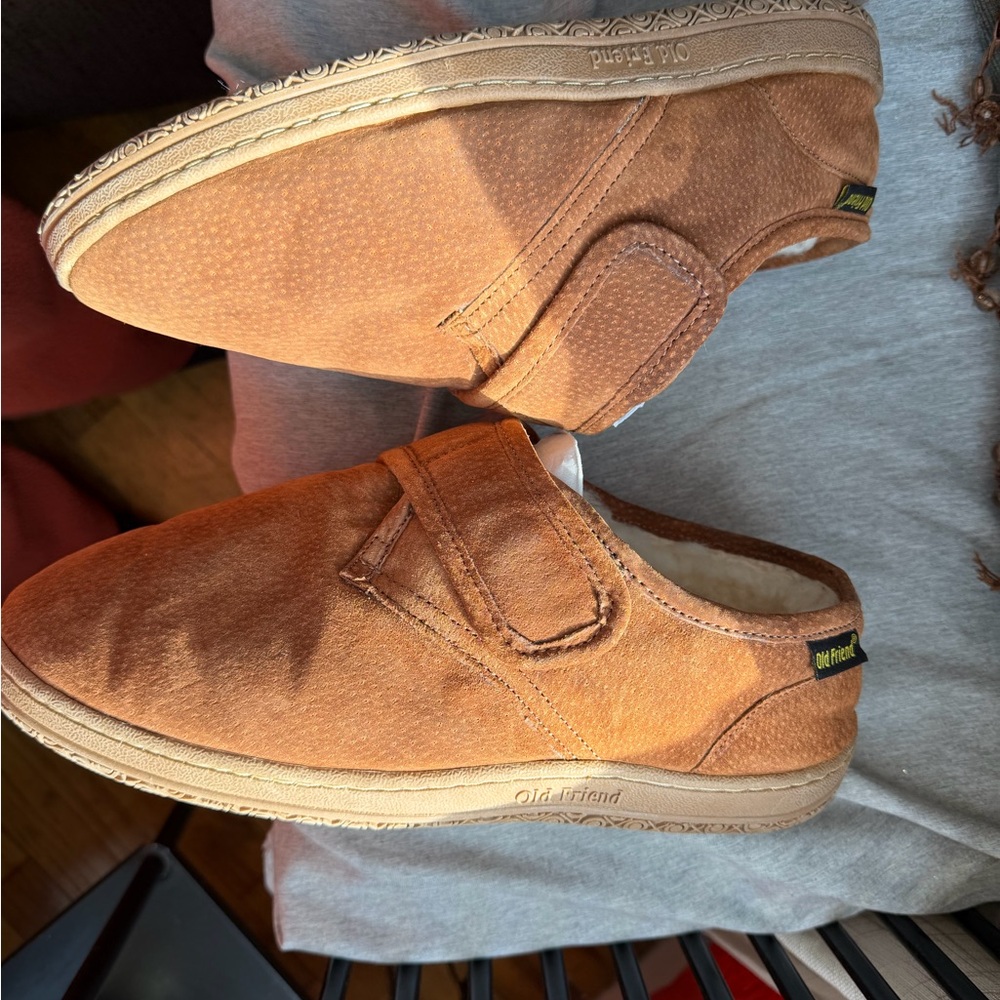 Old Friend Men's Brown Slip-On Loafers